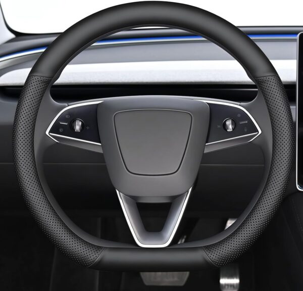 718YyKV5kEL._AC_SL1500_ Tesla Steering Wheel Cover - Nappa Leather Ultra-Thin Premium Wrap
