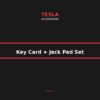key_card_and_jack_pad_set_1 Tesla Key Card Holder & Lifting Jack Pad Set - Silicone Accessories Bundle