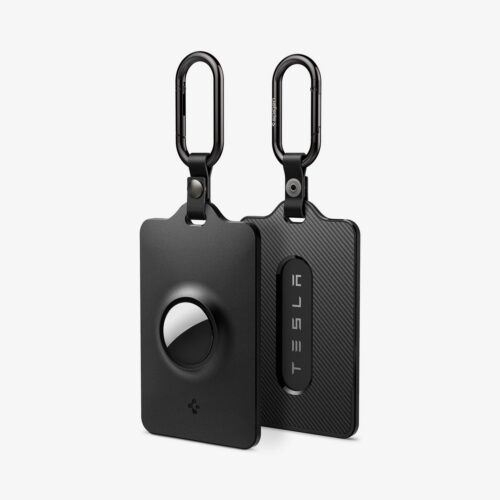 Spigen AirFit Key Card Holder - Main Tesla Key Card Holder & Lifting Jack Pad Set - Silicone Accessories Bundle