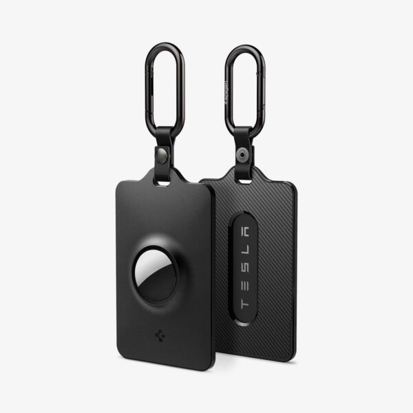 Spigen AirFit Key Card Holder - Main Tesla Key Card Holder & Lifting Jack Pad Set - Silicone Accessories Bundle