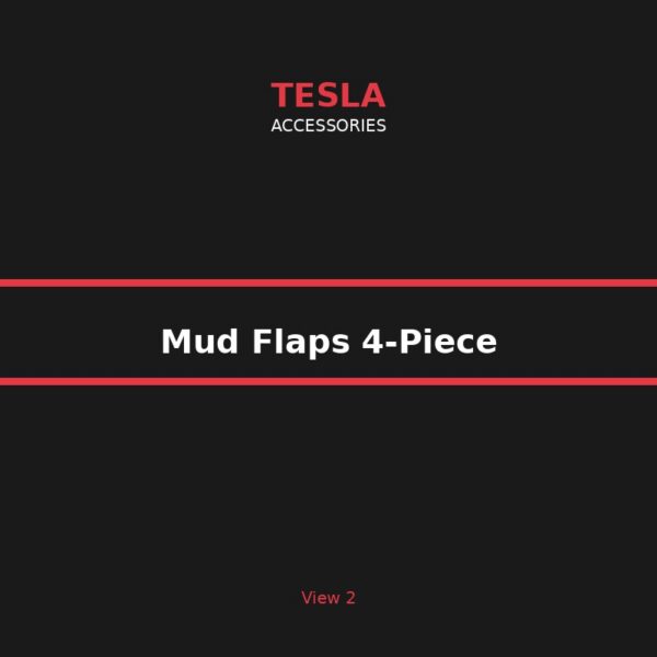 mud_flaps_4piece_1 No-Drill Mud Flaps Splash Guards for Tesla Model Y - 4-Piece Set