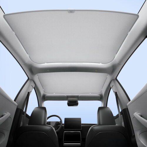 Spigen CryoShade Sunshade - Main Tesla Roof Sunshade - Nano Ice-Crystal Coating Double-Layer Sun Blocker