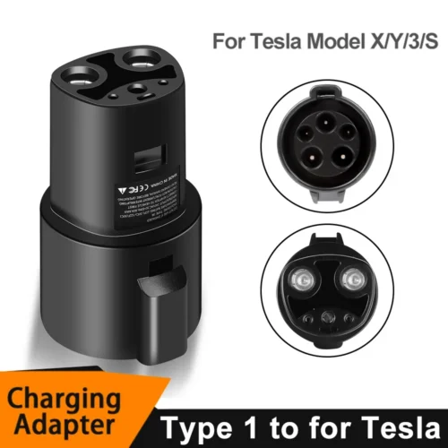 EV Adapter Type1 J1772 To For Tesla EV Charger Adapter Latch For Model 3 /S/Y/X Electric Vehicle Cars Charging Converters 34