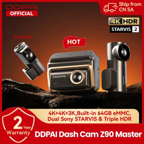 DDPAI 4K Dual Dash Cam with HDR, ADAS, WiFi