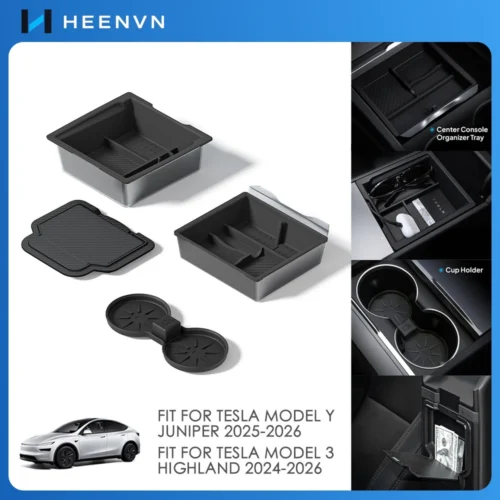 S53ea654982c843b090dc470c9a5068b25.webp Tesla Model 3 & Y Armrest Storage Box 2024-2025