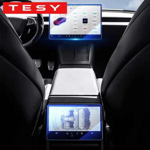 Seda82ddaa7624748ab50d339e30301919.webp TESY Tempered Glass Film Protector for New Tesla Model YL Y Juniper Launch Model 3 Highland Front Rear Screen Protective 34