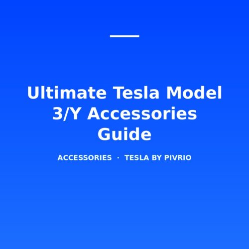 cov Tesla Maintenance Checklist
