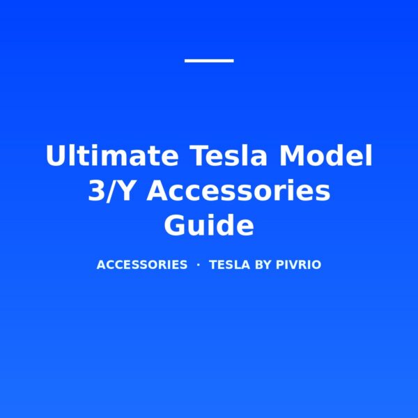 Tesla Maintenance Checklist